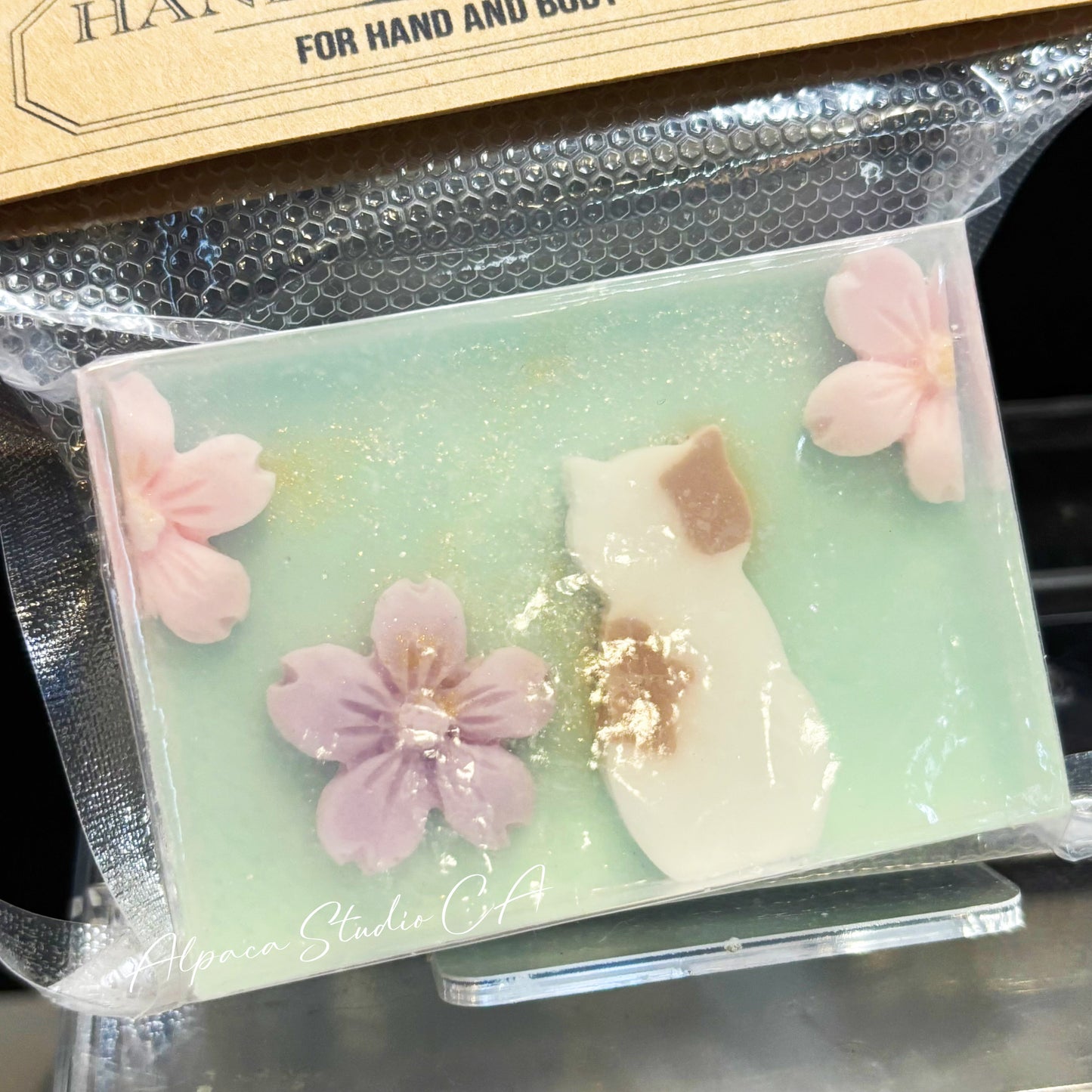 Sakura Cat Soap