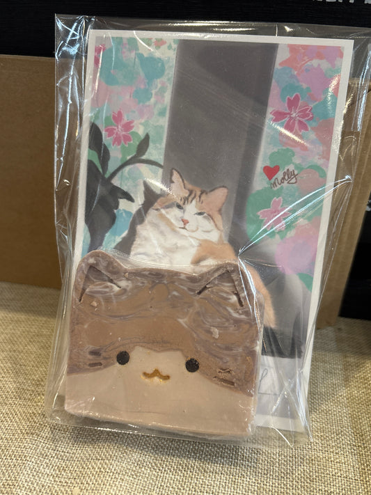 Cat Face Soap - Molly