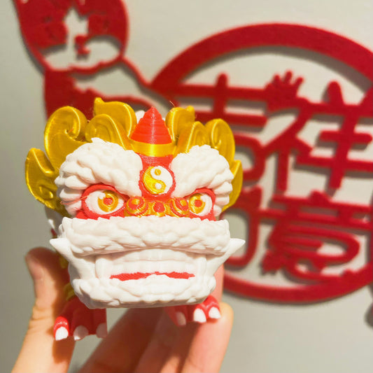 3D-printed Lion Dance Figure (Large)