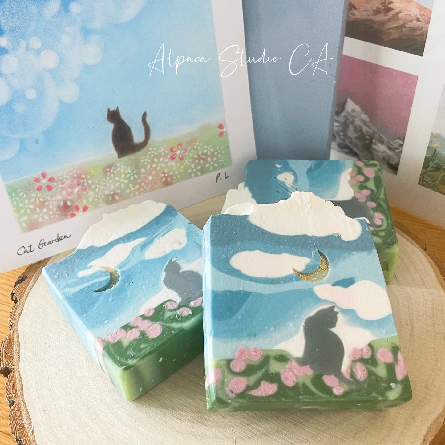 Cat Garden Soap