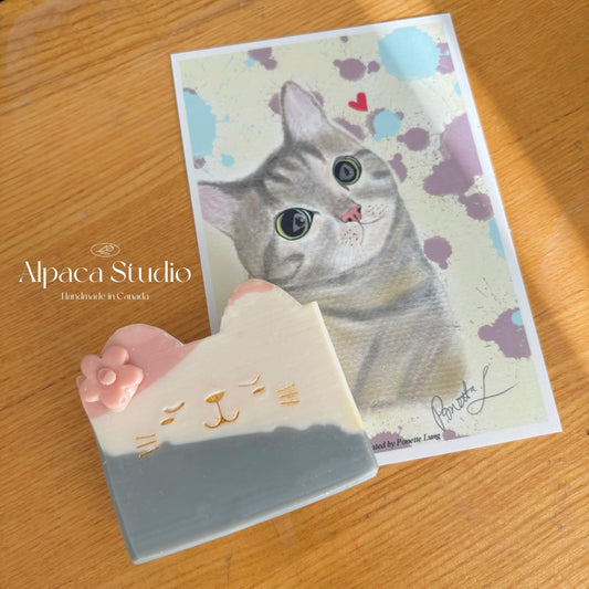 Tabby Cat Soap - Maru