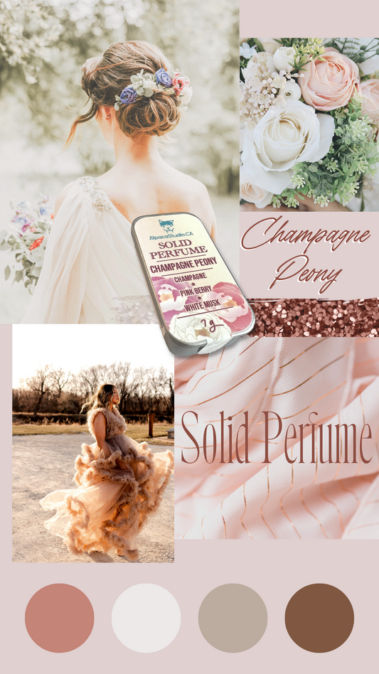Solid Perfume - Champagne Peony