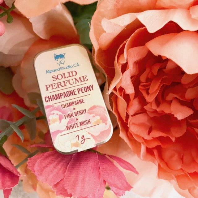 Solid Perfume - Champagne Peony